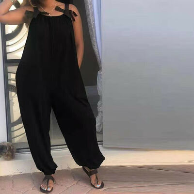 

Casual Women Bib Cargo Pants Hip Hop Harem Pants Jumpsuit Romper Plus Size