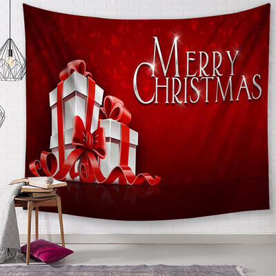 

Siaonvr Christmas Tapestry Santa Print Wall Hanging Tapestry Art Home Decor