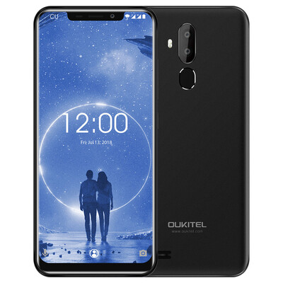

OUKITEL C12 3G Phablet 618 inch Android 81 MT6580 Quad Core 2GB RAM 16GB ROM 20MP Front Camera Fingerprint Sensor 3300mAh Built