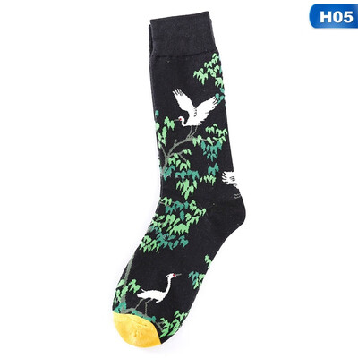 

HarajukuHarajuku Mens Cotton Socks Novelty Animal Flower Funny Socks Gift