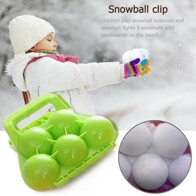 

Siaonvr Snow Snowball Maker Clip Maker Animal Shaped Snow Sand Mold Tool Winter Kids