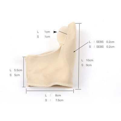 

1Pair Big Toe Hallux Valgus Corrector Orthotics Feet Care Bone Thumb Adjuster Correction Pedicure Socks Bunion Straightener