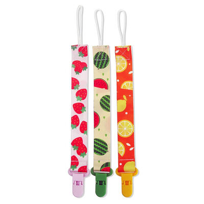 

3pcs Baby Feeding Pacifier Chain Clip Nipple Soother Holder Anti-Drop Clips