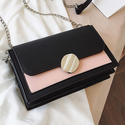 

North bag on the new womens bag 2019 spring&summer new tide Korean color Joker Messenger bag fashion chain shoulder bag