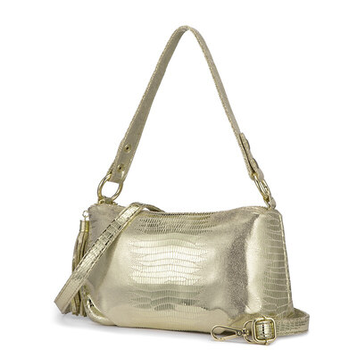

REALER bags for women 2019 shoulder crossbody bag female luxury handbags women bags designer ladies hand bags small handbag Gold