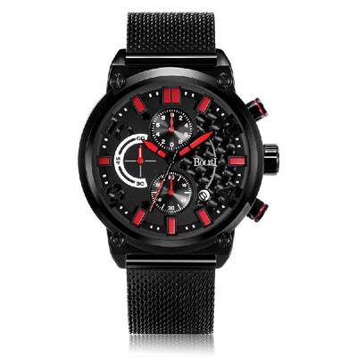 

Bolisi Fashion Casual Quartz Watch 3ATM Water-resistant Watch Men Wristwatches Male Relogio Musculino Seconds Timer Minutes Timer