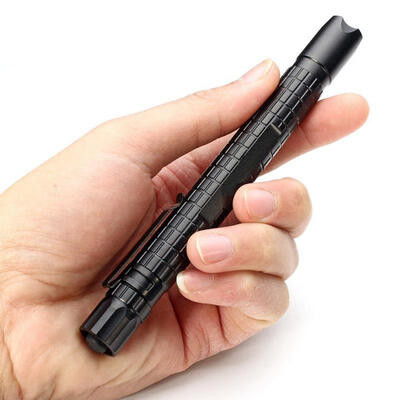 

Mini Waterproof CREE LED Pen Shape Flashlight Super Bright Slim Torch Light With Clip Design For Outdoor Lighting