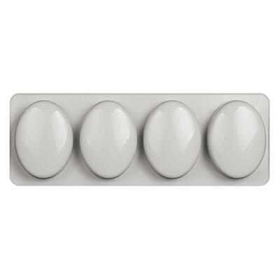 

4-grids DIY Silicone Soap Mold for Handmade Soap Making Forms Baking Mould