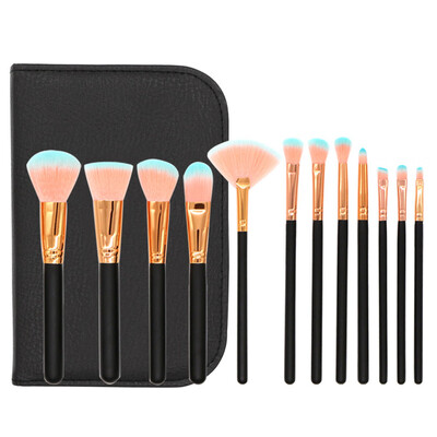 

〖Follure〗12 Pcs Makeup Brush Set Eye Shadow Brush Cosmetics Blending Brush Tool