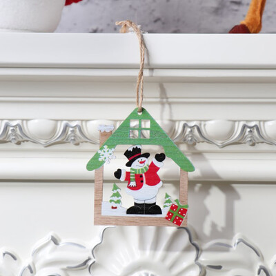 

Toponeto Christmas Decorations Wooden Christmas Tree Decorations Small Pendants