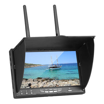 

7Inch FPV Monitor LT5802S 58G 40CH Backlight Multicopter Build-in Battery