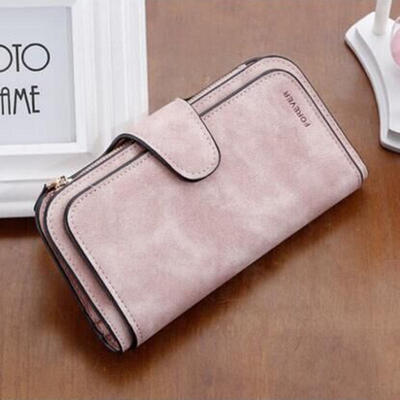 

Fashion Multi-Layer Folding PU Leather Wallet For Lady Long Section Card Holder Pursue