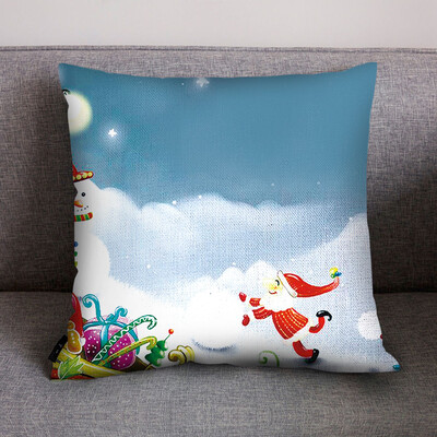 

Tailored Print Pillow Case Polyester Sofa Car Cushion Cover Home Decor