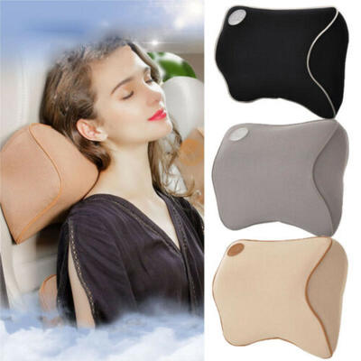 

1pc Car Seat Headrest Pad Memory Cotton Head Neck Rest Cushion Pillow