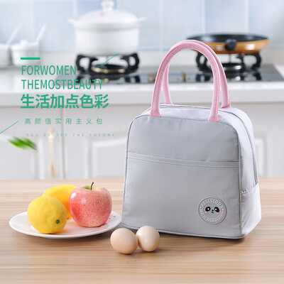 

BUBM lunch box bag double aluminum foil insulation bag with rice portable lunch bag student insulation lunch bag waterproof thickening BWD-B large Lin Zhongxi