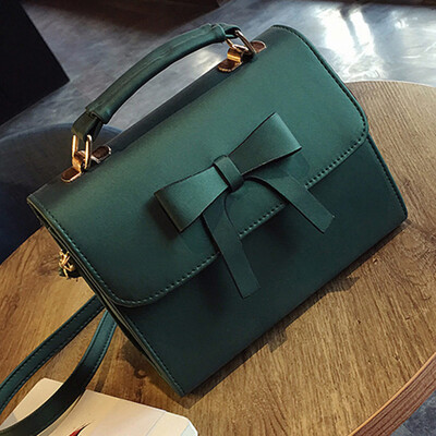 

Tailored Women Fashion New Bow Shape Handbag Sweet Lady Crossbody Messenger Shoulder Bag