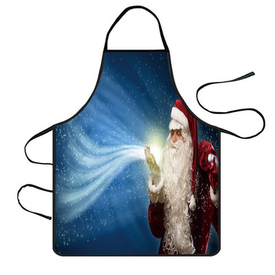 

Tailored Christmas Decoration Waterproof Apron Kitchen Aprons Dinner Party Apron
