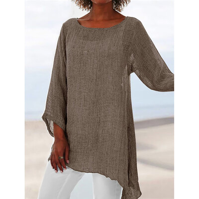 

2019 Womens Long Sleeve Casual Holiday Loose T-Shirt Dress