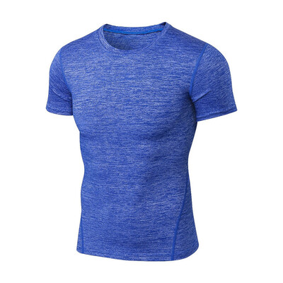 

Toponeto Mens New Simple Solid Color Sports Quick-drying Yoga Fitness Short Sleeve