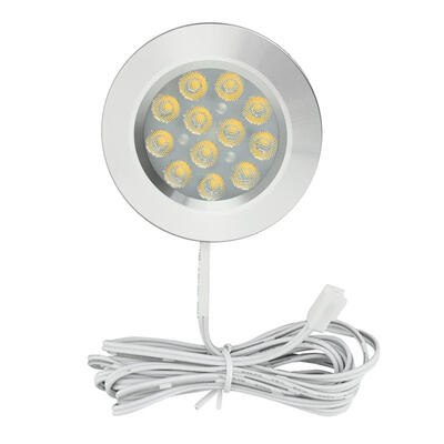 

12 LED Under Cabinet Light 12V 3W Wardrobe Closet Bar Showcase Lamp Decor