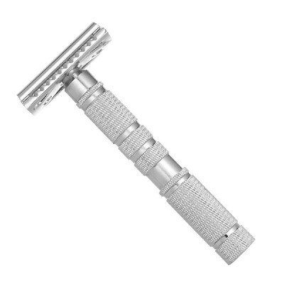 

Double Edge Shaving Razor Safety Beard Razor Metal Manual Mustache Removal Shaving Tool Fashionable & Detachable