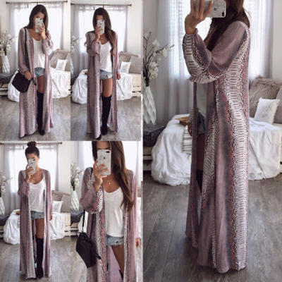 

US Stock Women Kimono Long Tops Boho Print Beach Swimwear Maxi Cardigan Blouse