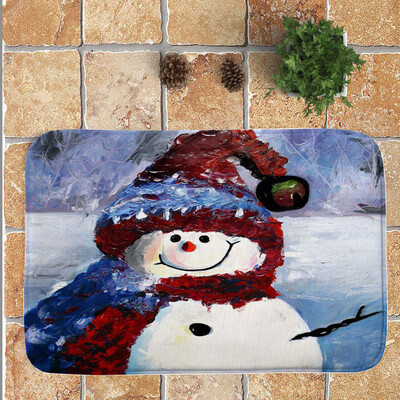 

Tailored Merry Christmas Welcome Doormats Indoor Home Carpets Decor 40x60CM