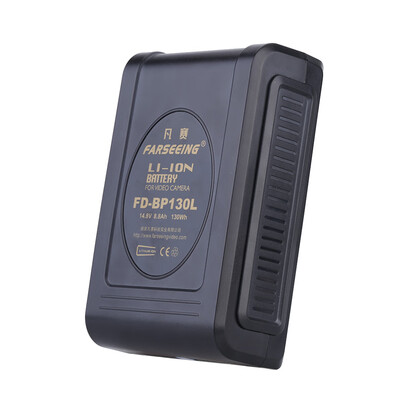 

FARSEEING FD-BP130L 148V 88Ah 130Wh Rechargeable Li-ion Battery V-Mount Lock for Video Camera Compatible for Sony BP-L40 L60 L90
