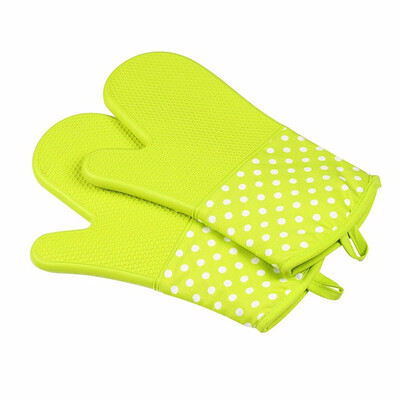 

Silicone Oven Mitts - Heat Resistant to 572 °F Kitchen Oven Gloves 1 Pair