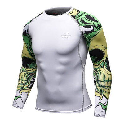 

Toponeto Fashion Mens Long Sleeve Yoga Fitness Print Soft T-Shirt Top Blouse