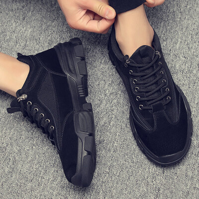 

Martin boots summer new mens American style trend high help versatile tooling boots military boots leather breathable mens boots