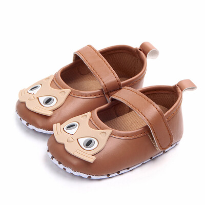 

Newborn Baby Girl Cartoon Sneaker Soft Sole LAnti-slip Single Shoes First Walker