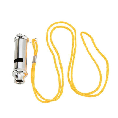 

Coach Referee Whistle with Neck Lanyard Emergency Security Outdoor Ball Sports Whistle