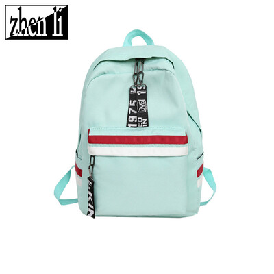 

Supply nylon backpack female new fashion sports candy color trend backpack