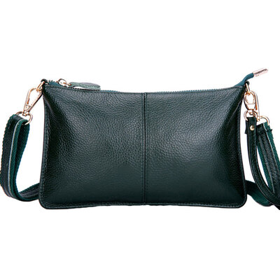 

Fashion Women Rectangle Solid Color Zip Wristlet Handbag Crossbody Shoulder Bag