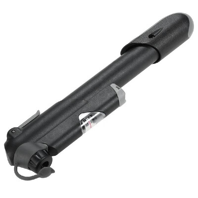 

Mini Bike Bicycle Cycle Pump WIn-line Gauge Portable Bicycle Air Pump Cycling Accessory with Switchable Nozzle