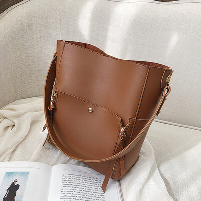 

Advanced sense bag foreign air female bag 2019 new Korean fashion handbag female small bag texture diagonal bucket bag