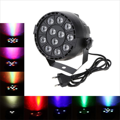

Lixada DMX-512 RGBW LED High Power Stage PAR Light Lighting Strobe Professional 8 Channel Party Disco Show 15W AC 90-240V