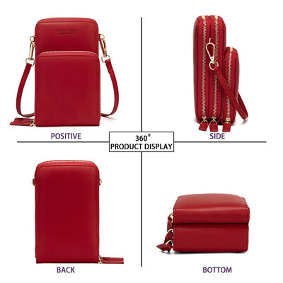 

Diagonal mobile phone bag