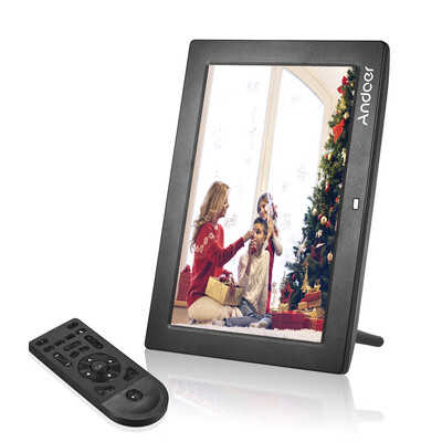 

Andoer 10inch Digital Photo Frame Full View IPS Screen 1080P Advertising Machine 1200 800 Resolution Support Random Play with Re