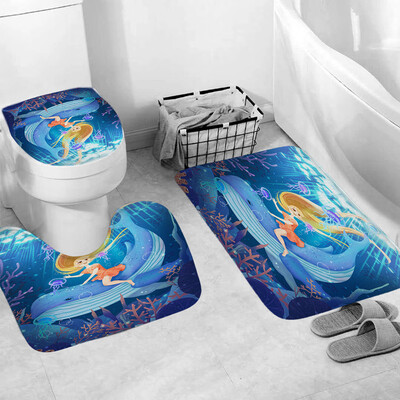 

〖Follure〗3pcs Non-Slip Bath Mat Bathroom Kitchen Carpet Doormats Decor