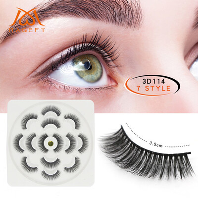 

〖Follure〗7Pair Luxury 3D False Lashes Fluffy Strip Eyelashes Long Natural Party