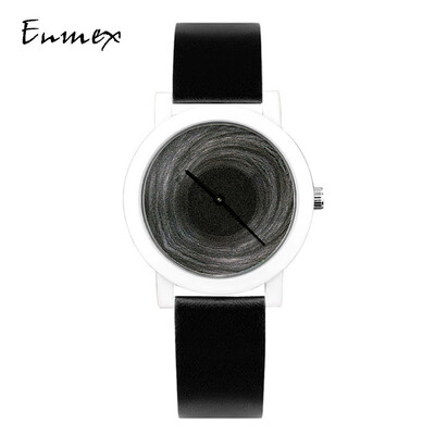 

Enmex Moon Concept Watch with Simple&Creative Patterns on Three-Dimensional Moon Surface