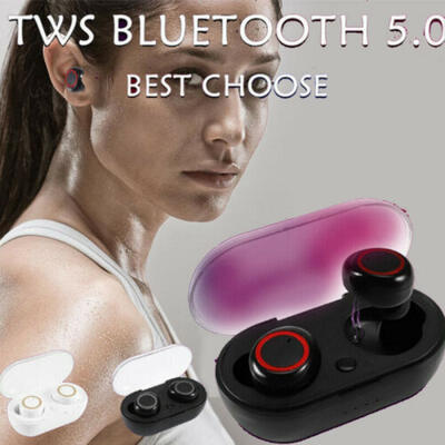 

Wireless Headphones TWS Mini True bluetooth 50 Stereo Earphones In-Ear Headset