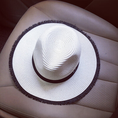 

Summer ladies Korean version of the new sun hat retro British jazz hat mens 100-year-old sun-proof couple hat tide