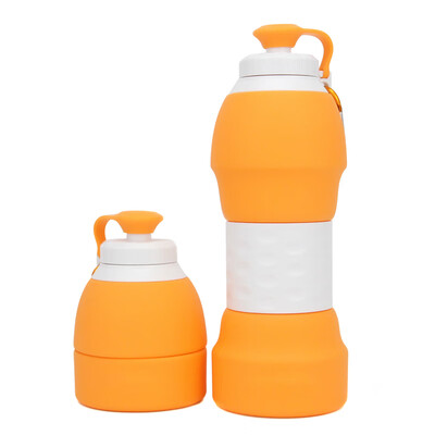 

Collapsible Silicome Water Bottle Portable Light Weight Anti Leakage Sports Water Bottle