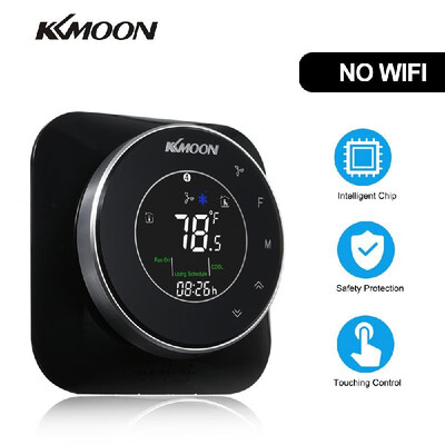 

KKmoon WiFi Programmable HeatingCooling Termostat ACDC 24V Temperature Regulator with WiFi Connection Touchscreen LCD Display Ro
