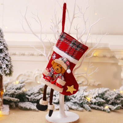 

Christmas New Style Creative Doll Christmas Tree Pendant Christmas Decoration Christmas Socks Gift Bag For Christmas Party Decorat