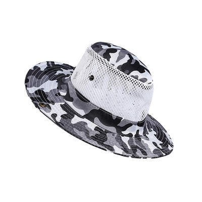 

Large Brim Bucket Cap Women Men Outdoor Crochet Hiking Visor Fisherman Hat