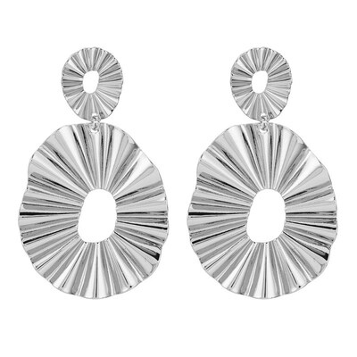 

Handmade Fashion Simple Circle Round Drop Earrings Geometric Metal Statement Earrings Popular Girls Gift Valentines Day gift